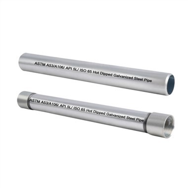 뜨거운 담근 아연 도금 원활한 강관