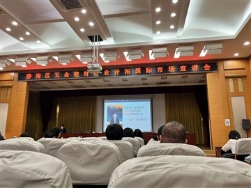 BAOLAI는 Jinghai 지구 하드웨어 및 건축 자재 산업 개방 국제 시장 회의에 초대되었습니다